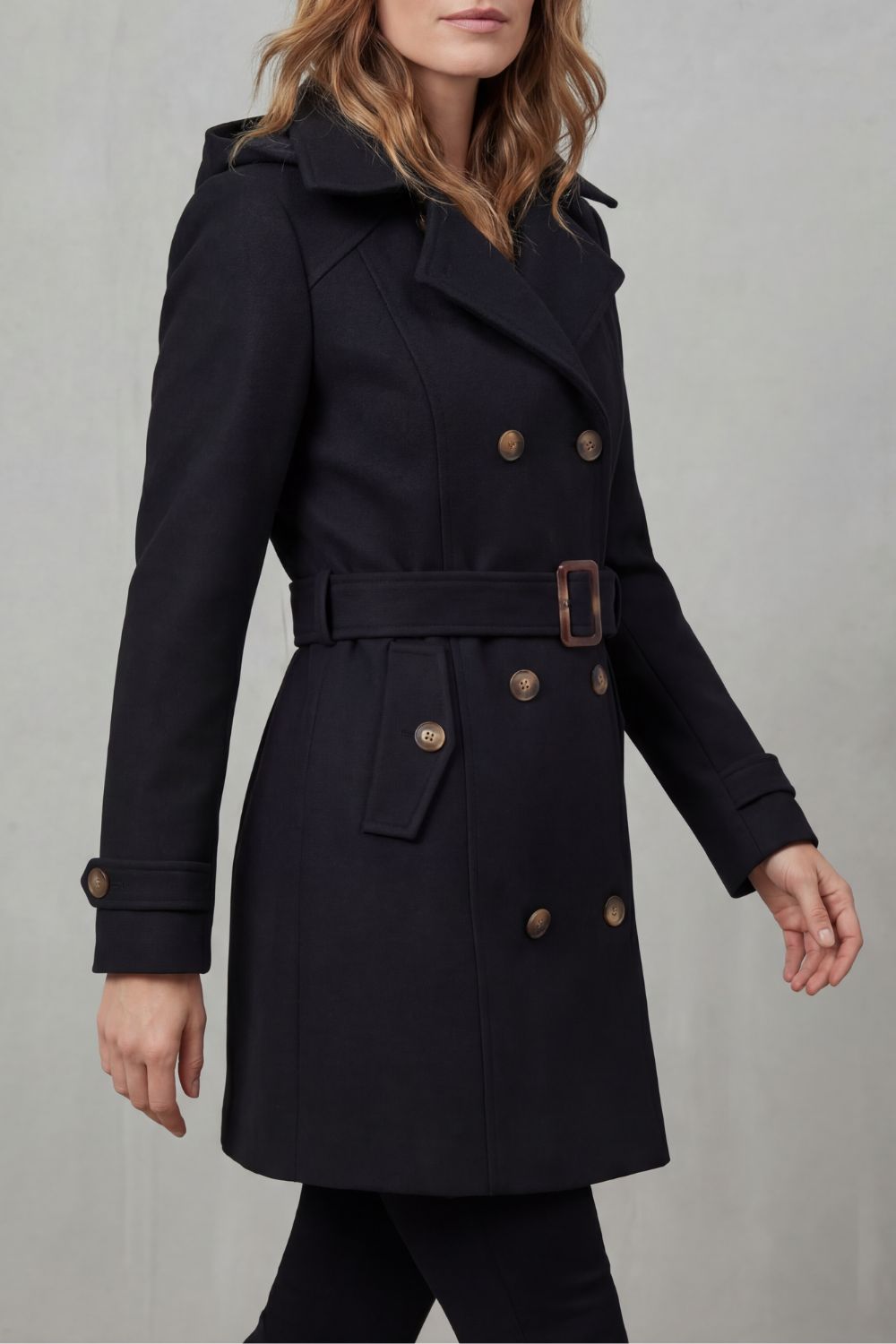Solivane – Tailored elegance – Hooded trench coat-10472590967127-OLVIA ROSE LONDON