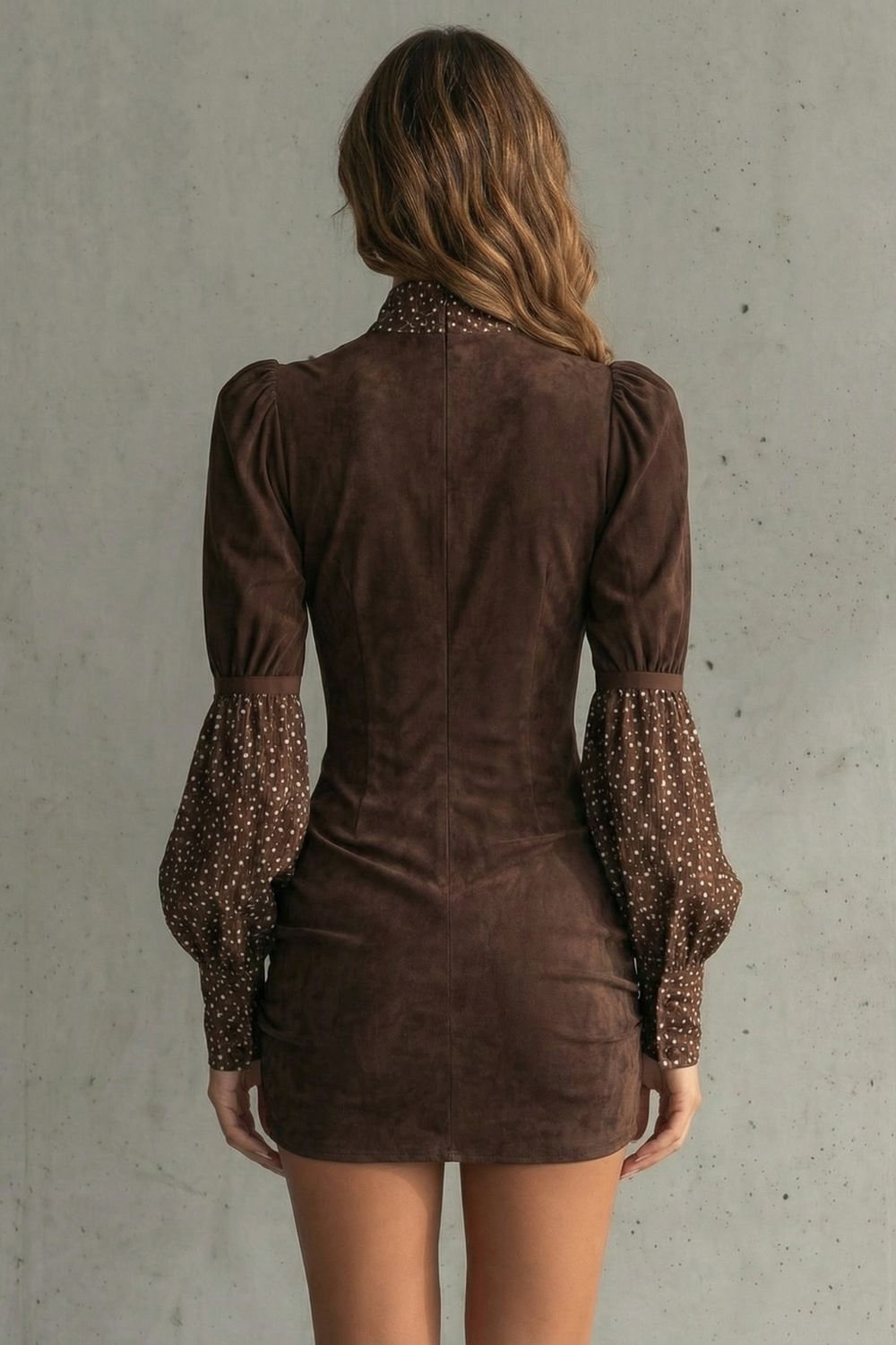 Serelinne – Vintage puff sleeve – Mini dress-10454207201623-OLVIA ROSE LONDON