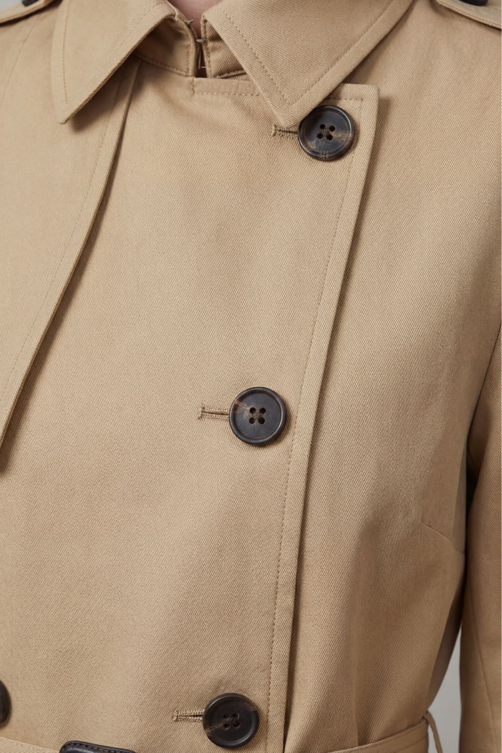 Sorellia – Classic cut – Double-breasted trench coat-10472591393111-OLVIA ROSE LONDON