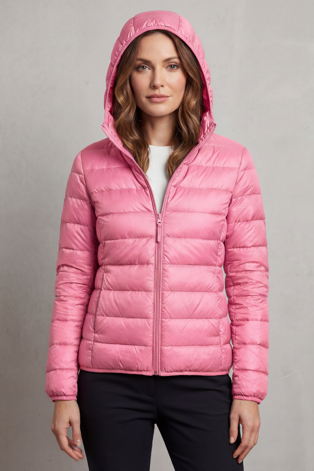 Aela – Ultra light – Packable hooded puffer jacket-10469896880471-OLVIA ROSE LONDON