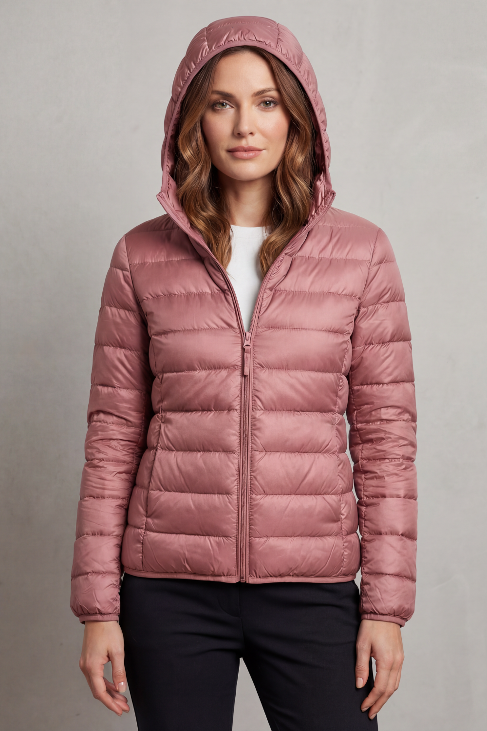 Aela – Ultra light – Packable hooded puffer jacket-10469896880471-OLVIA ROSE LONDON