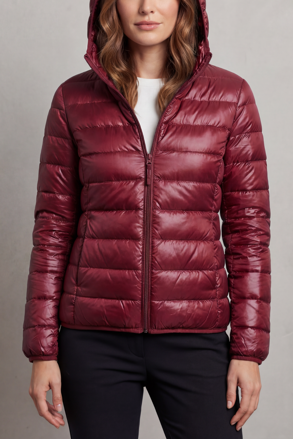 Aela – Ultra light – Packable hooded puffer jacket-10469896880471-OLVIA ROSE LONDON