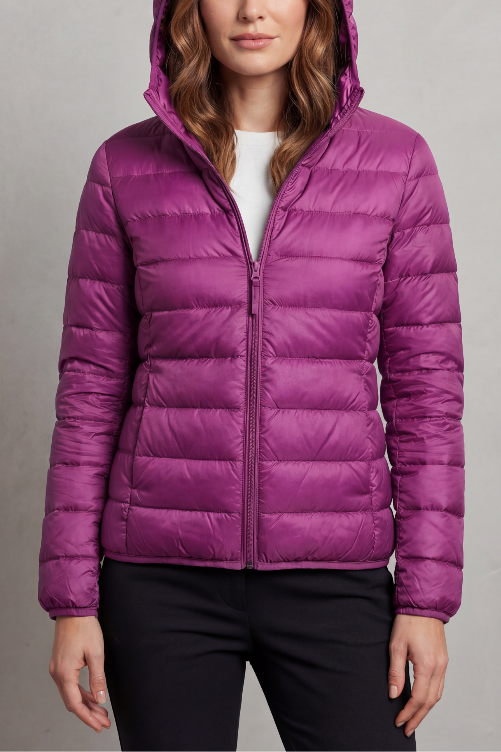 Aela – Ultra light – Packable hooded puffer jacket-10469896880471-OLVIA ROSE LONDON
