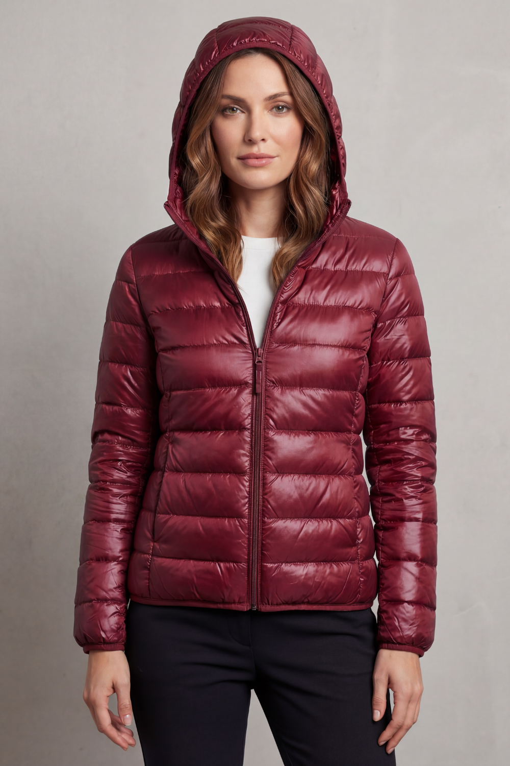 Aela – Ultra light – Packable hooded puffer jacket-10469896880471-OLVIA ROSE LONDON
