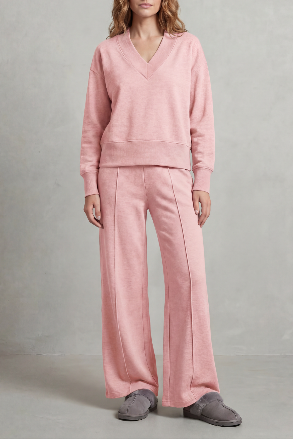 Allia – Relaxed fit – Wide-leg lounge set-10490755547479-OLVIA ROSE LONDON