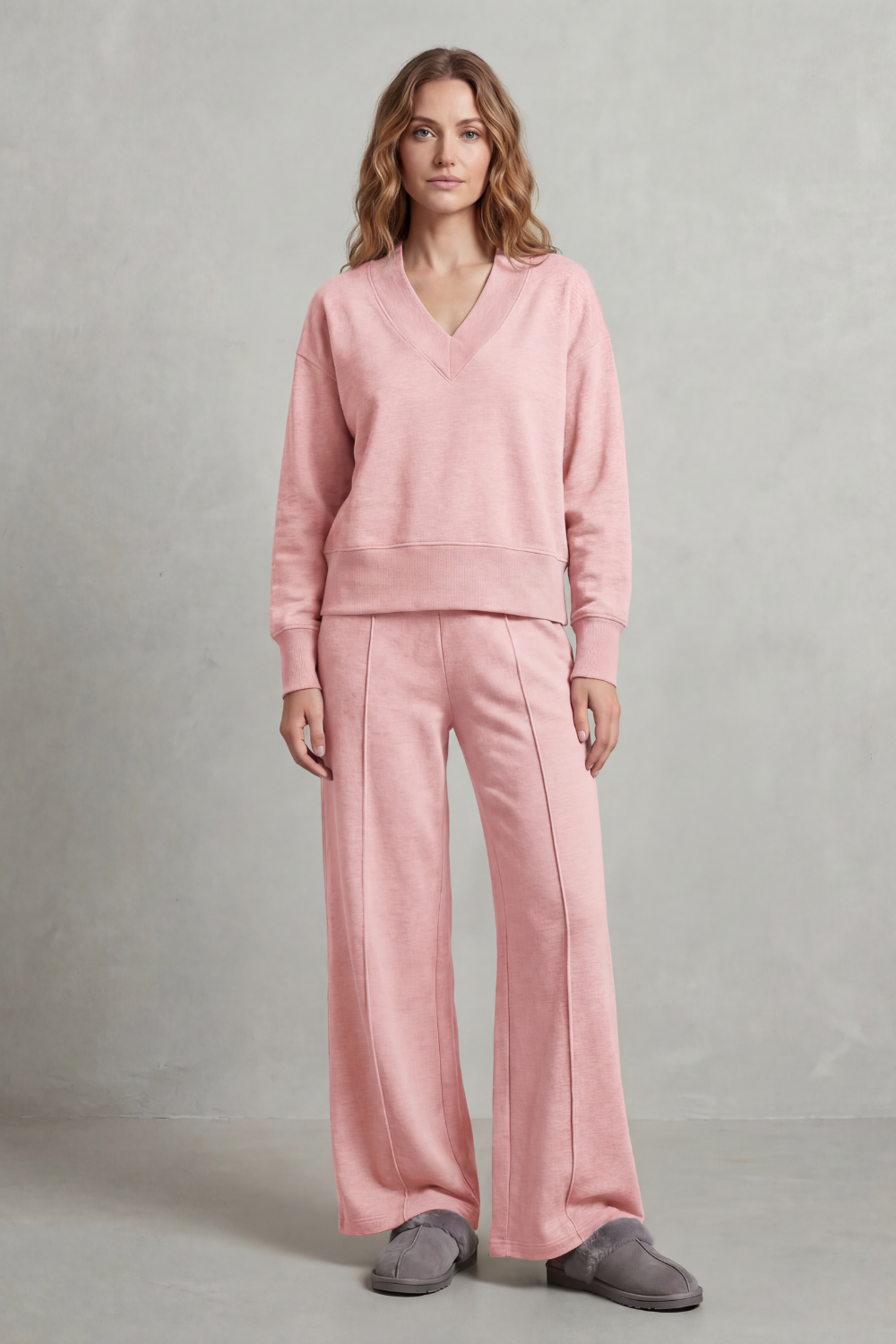 Allia – Relaxed fit – Wide-leg lounge set-10490755547479-OLVIA ROSE LONDON