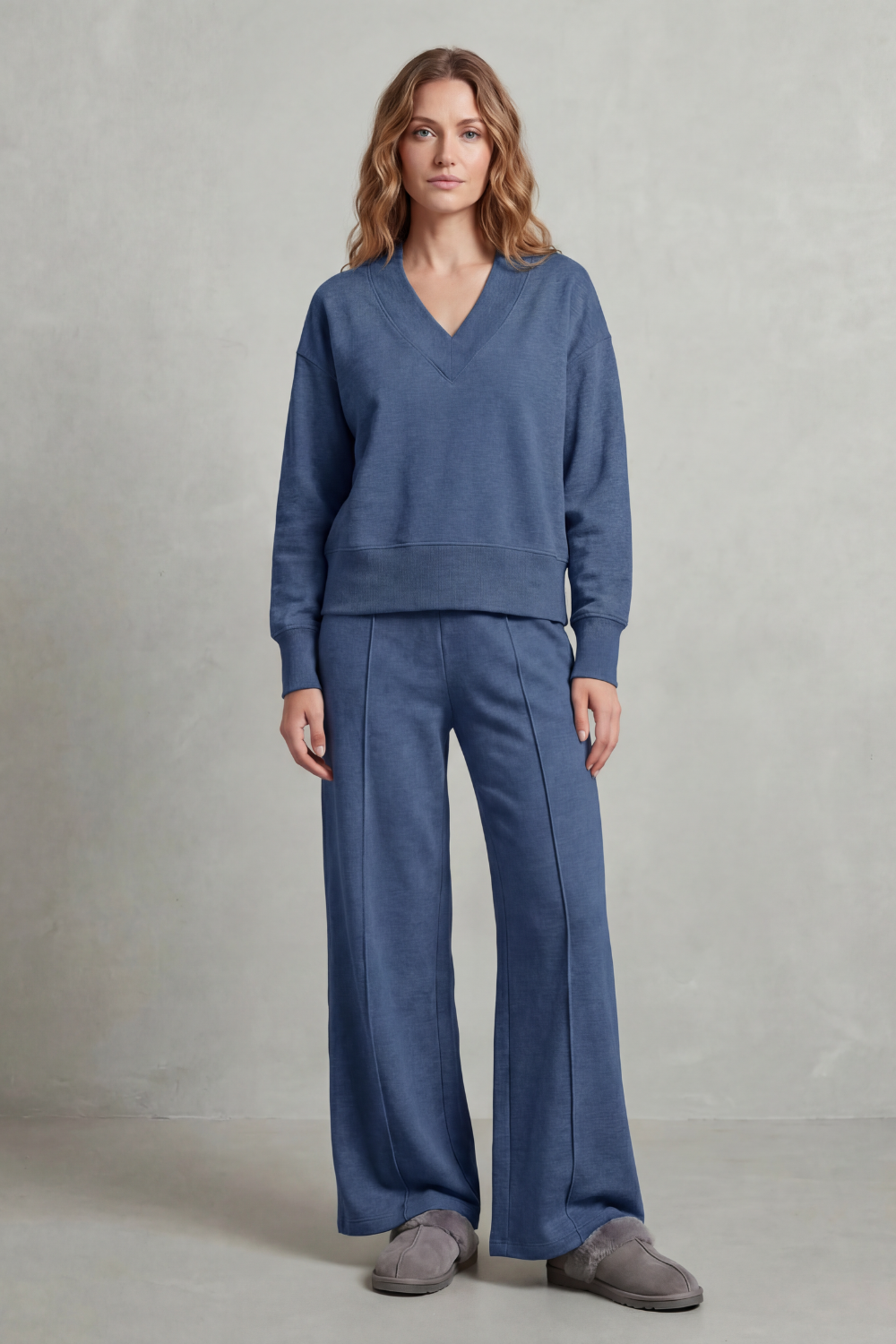 Allia – Relaxed fit – Wide-leg lounge set-10490755547479-OLVIA ROSE LONDON