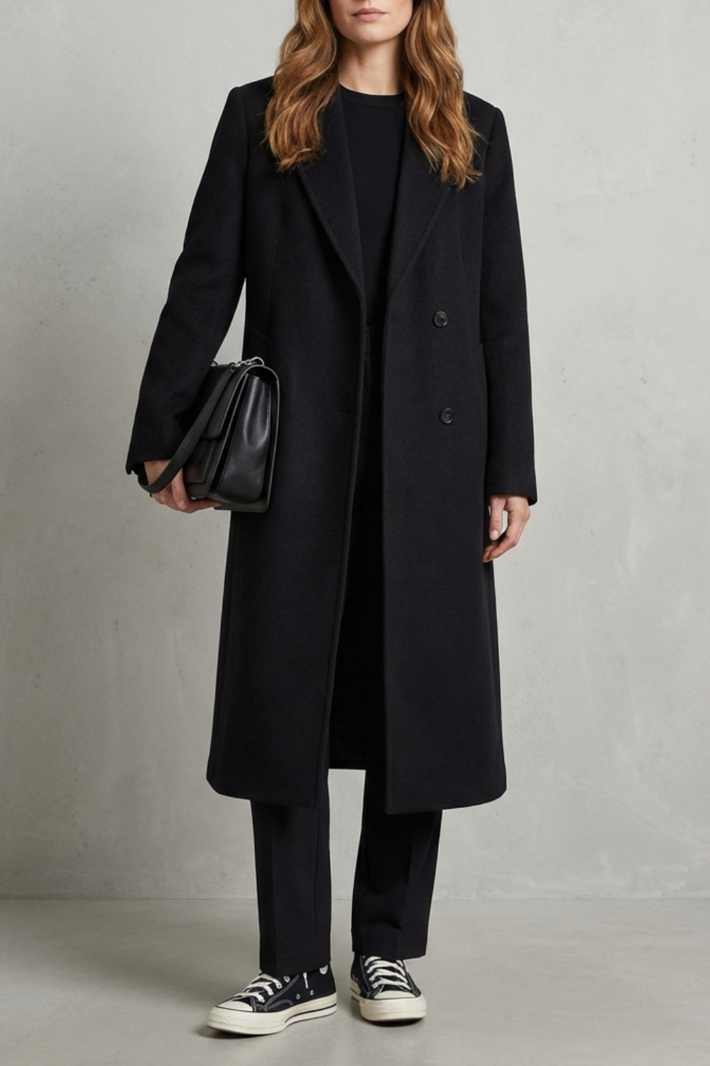 Avenza – Herringbone weave – Hepburn wool overcoat-10494041555287-OLVIA ROSE LONDON