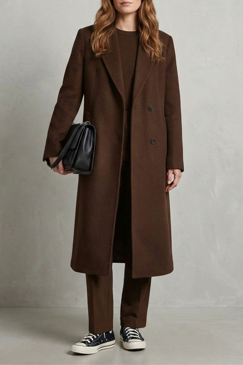 Avenza – Herringbone weave – Hepburn wool overcoat-10494041555287-OLVIA ROSE LONDON