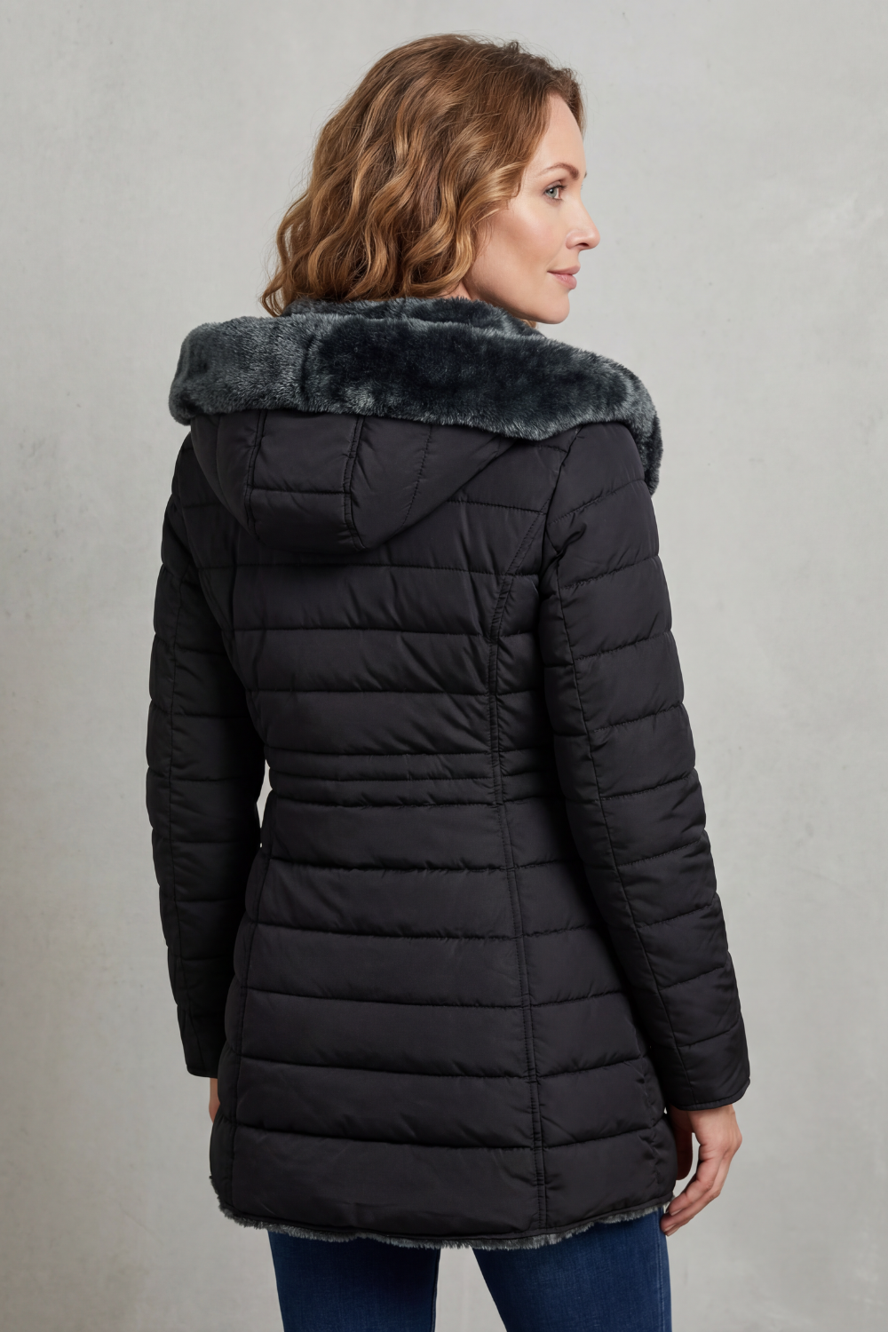 Elowen – Faux fur lined – Winter parka coat-10469896651095-OLVIA ROSE LONDON