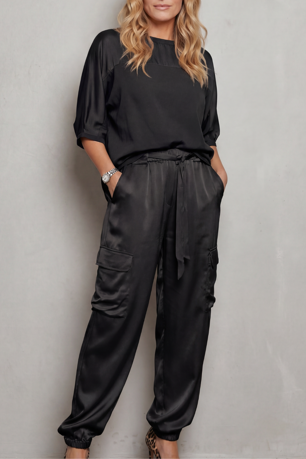 Finley – Silky Cargo - Lounge Set-10490775175511-OLVIA ROSE LONDON