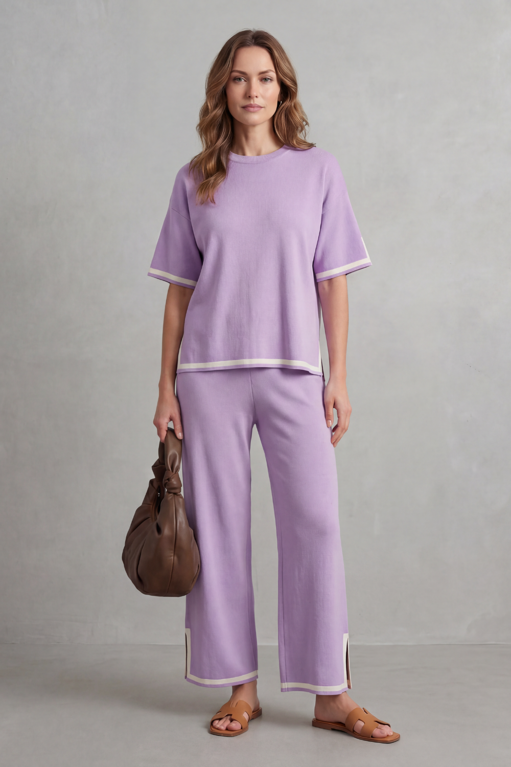 Jeah – Chic Contrast Trim – Lounge Set-10490774651223-OLVIA ROSE LONDON