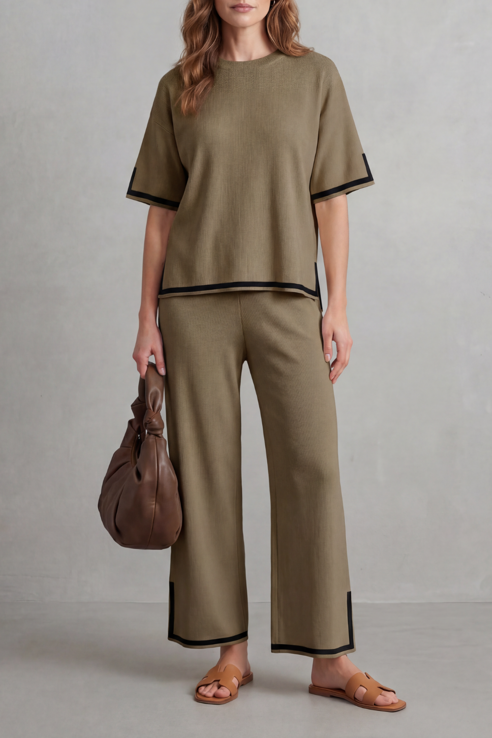 Jeah – Chic Contrast Trim – Lounge Set-10490774651223-OLVIA ROSE LONDON