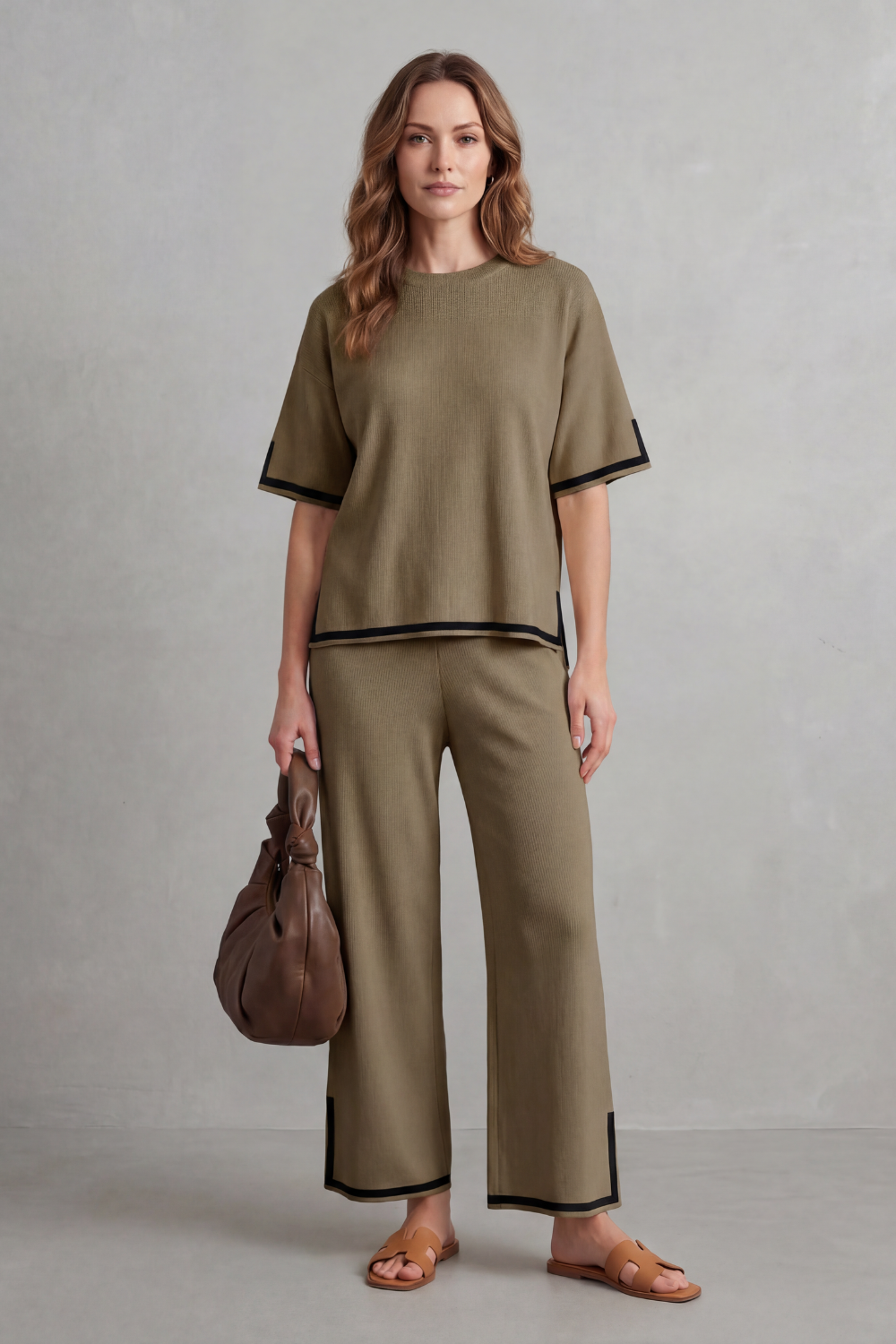 Jeah – Chic Contrast Trim – Lounge Set-10490774651223-OLVIA ROSE LONDON