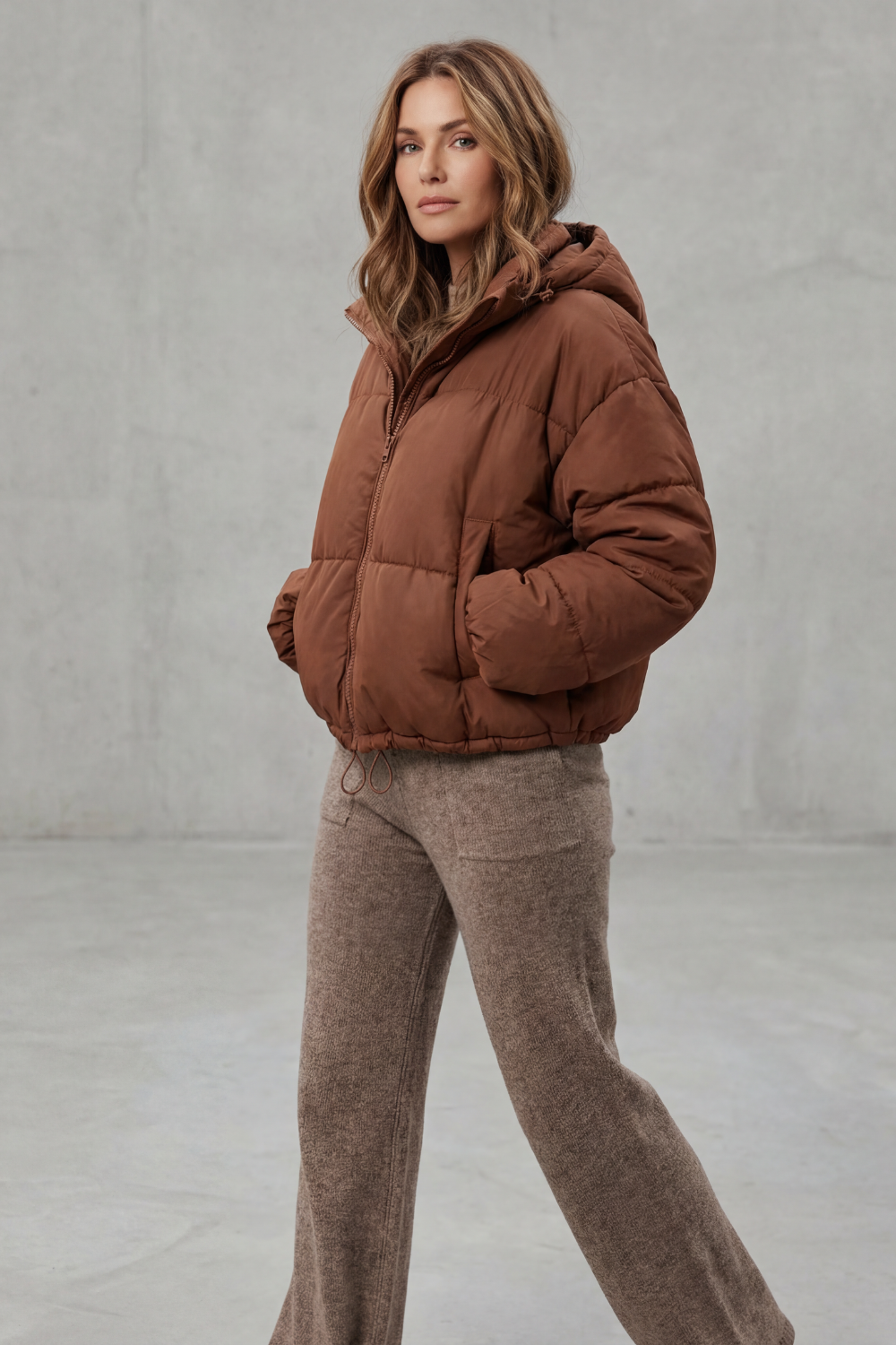 Savillonne – Quilted comfort – Cropped puffer jacket-10469897306455-OLVIA ROSE LONDON