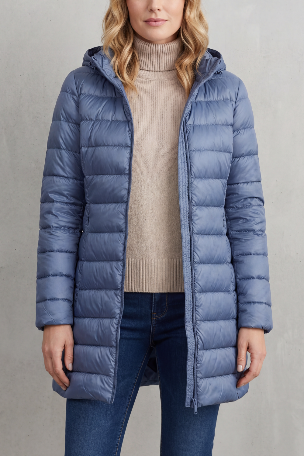 Serelune – Featherlight warmth – Hooded down jacket-10469896683863-OLVIA ROSE LONDON