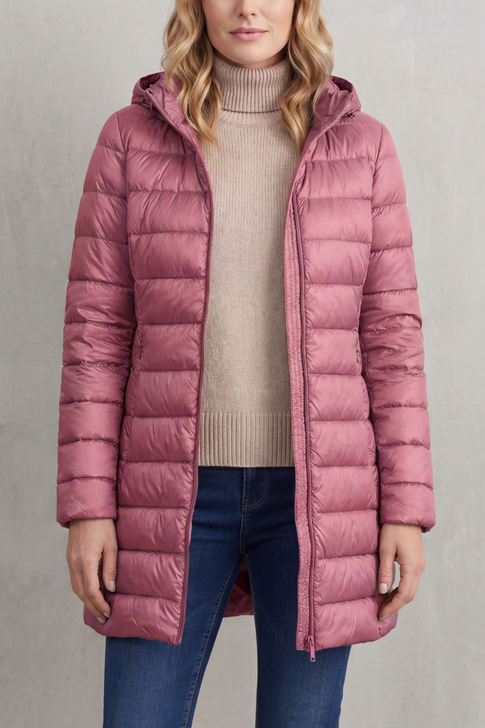 Serelune – Featherlight warmth – Hooded down jacket-10469896683863-OLVIA ROSE LONDON