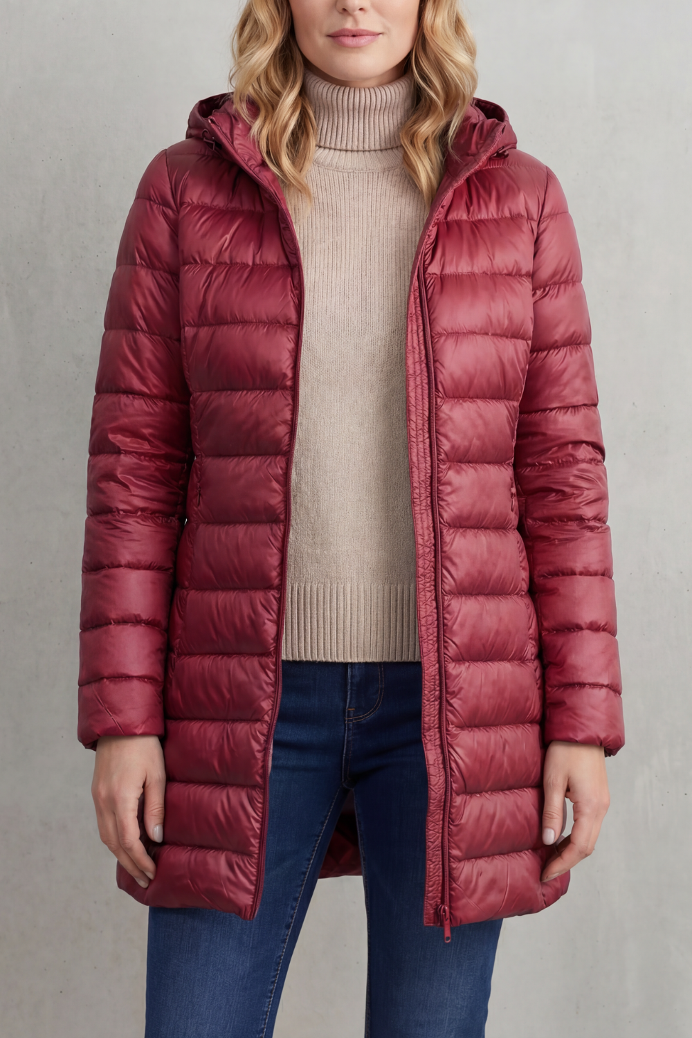Serelune – Featherlight warmth – Hooded down jacket-10469896683863-OLVIA ROSE LONDON