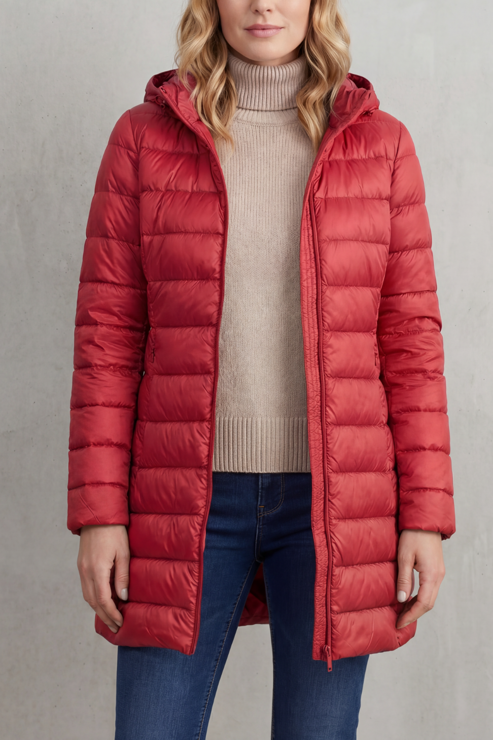 Serelune – Featherlight warmth – Hooded down jacket-10469896683863-OLVIA ROSE LONDON