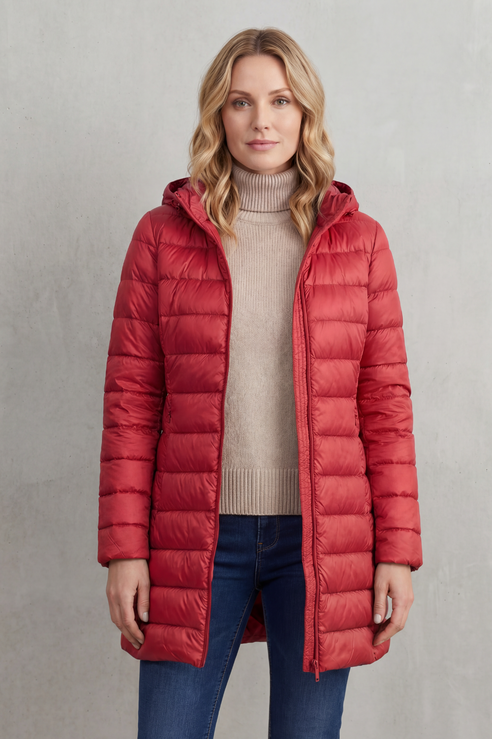 Serelune – Featherlight warmth – Hooded down jacket-10469896683863-OLVIA ROSE LONDON