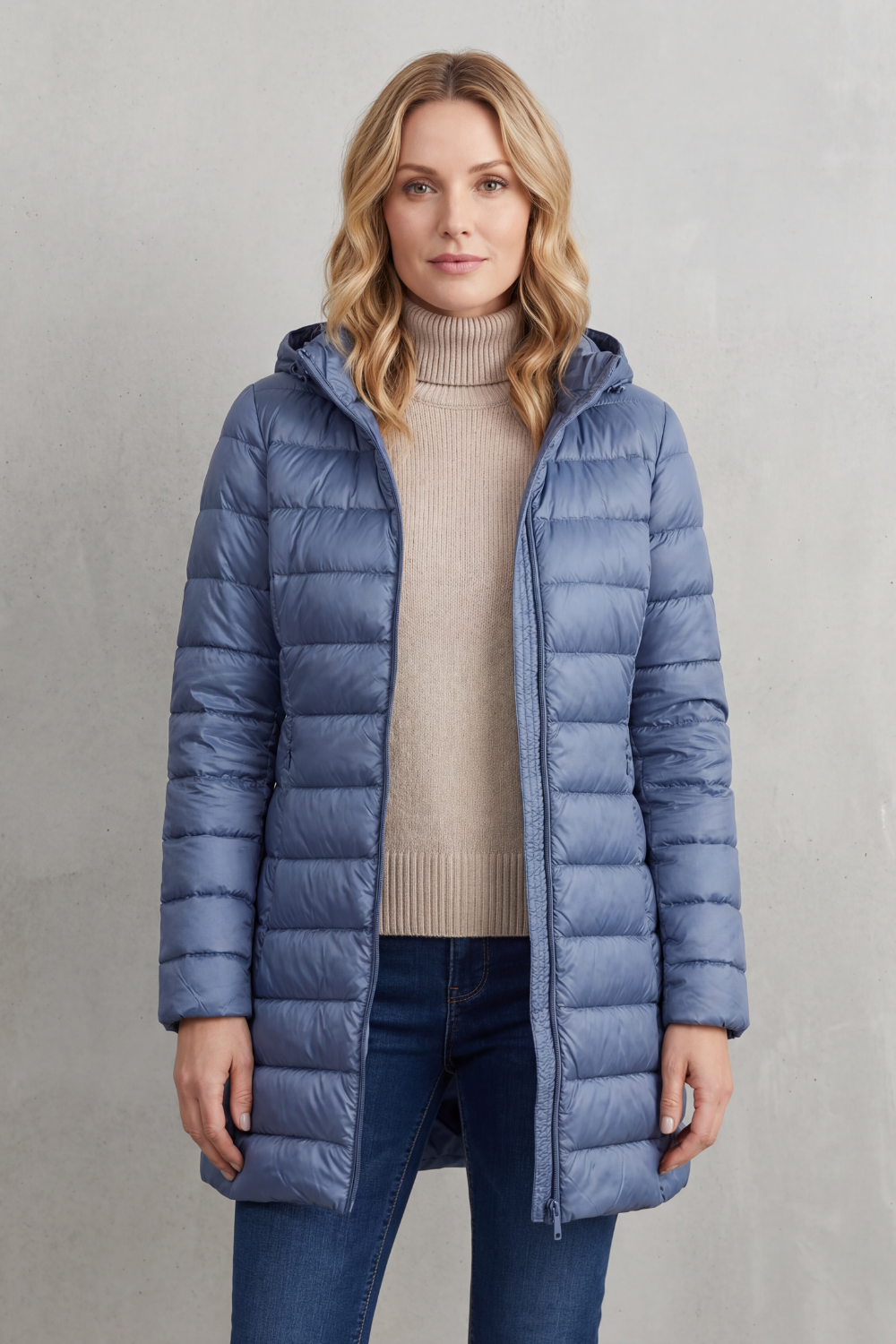 Serelune – Featherlight warmth – Hooded down jacket-10469896683863-OLVIA ROSE LONDON