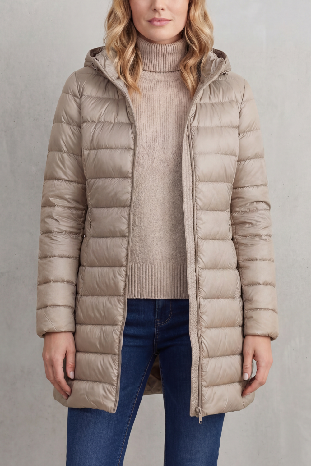 Serelune – Featherlight warmth – Hooded down jacket-10469896683863-OLVIA ROSE LONDON