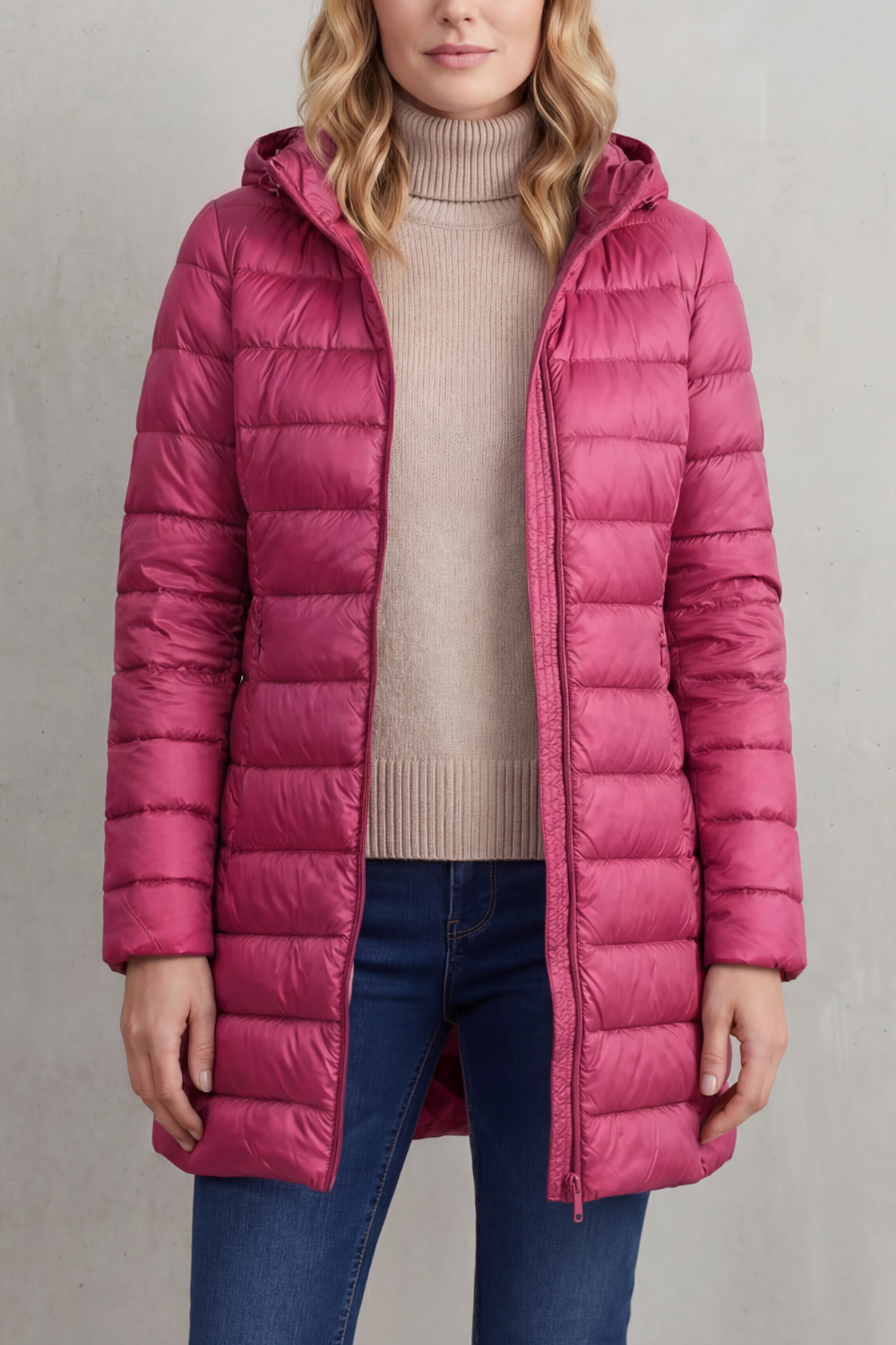 Serelune – Featherlight warmth – Hooded down jacket-10469896683863-OLVIA ROSE LONDON