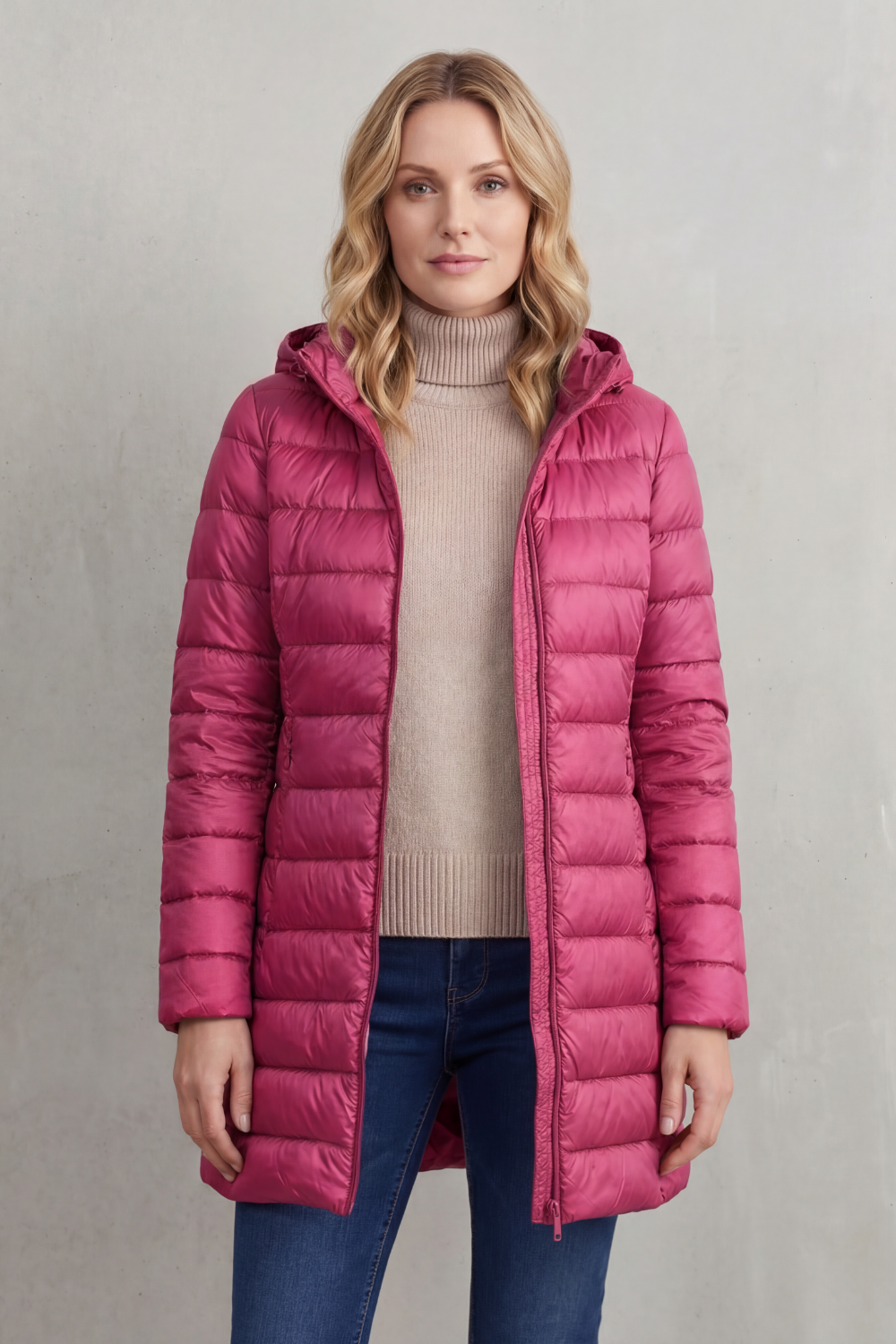 Serelune – Featherlight warmth – Hooded down jacket-10469896683863-OLVIA ROSE LONDON