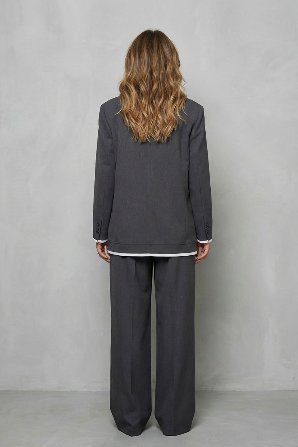 Talia – Elegant Wide-Leg Pantsuit Set – Autumn/Winter Two-Piece Power Look-10494046634327-OLVIA ROSE LONDON