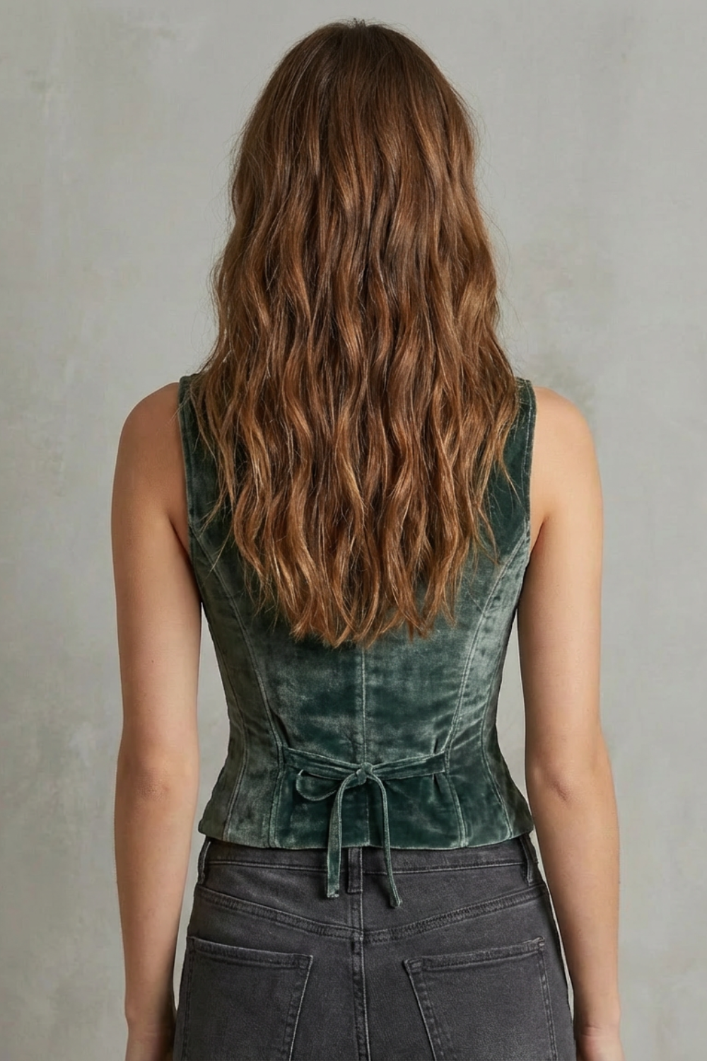 Virelisse – Velvet allure – Lace-trim tank top-10497631748439-OLVIA ROSE LONDON